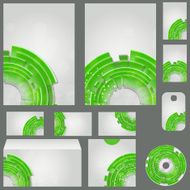 Vector beautiful template for business design
