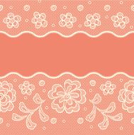 Seamless lace pattern flower vintage vector background N10