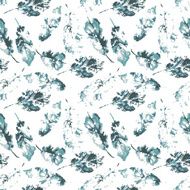 fingerprint pattern from the of leaves painted in watercolor N5
