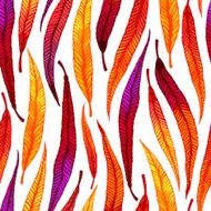 Seamless watercolor pattern with leaves N4