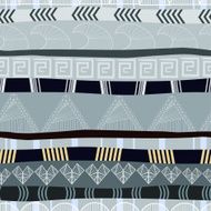 Seamless texture with traditional African pattern