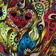 Vector abstract floral decorative background N50