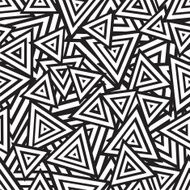 Abstract black and white seamless pattern N3