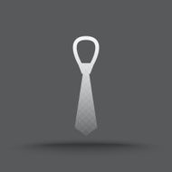 Vector of transparent necktie icon