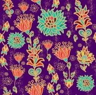 Seamless Floral Pattern N821
