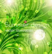 Floral Retro Background for Vintage Design N1141
