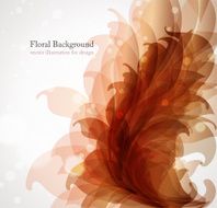 Floral Retro Background for Vintage Design N1142