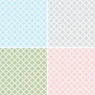 Set of vintage seamless pattern backgrounds