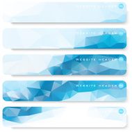 Abstract mosaic banners N2
