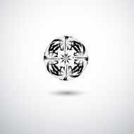 abstract black 3D ball pattern for design N2