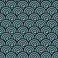 Seamless with spirals