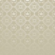 silver wallpaper in old style N17