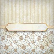 vintage background with seamless pattern