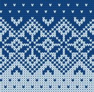 Knitted jacquard pattern
