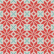 Seamless Ornamental knitting pattern