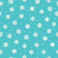 seamless pattern with snowflakes N6