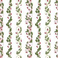holly seamless pattern N3