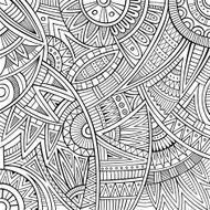 Abstract deco vector tribal ethnic background N7