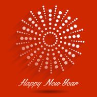 Abstract fireworks orange Starry