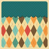 Vintage Rhombus Background Menu