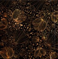 abstract floral pattern N45