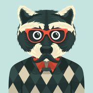 Hipster Raccoon N4