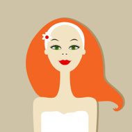 Pretty woman portrait spa salon N3