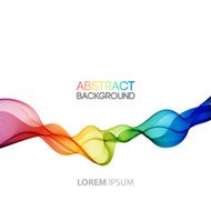 Abstract smoky waves background Template brochure design N36