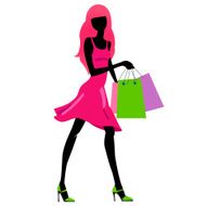 Shopping girl N115