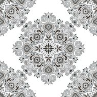 Seamless background with abstract ethnic pattern N14