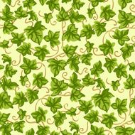Green leaves wallpaper pattern