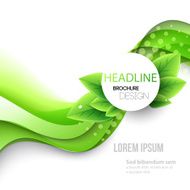 Abstract spring background Template brochure design N2