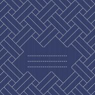 Japanese Embroidery Ornament with weaving and place for your tex