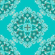 Seamless background with abstract ethnic pattern N15