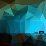 Abstract triangle mosaic vector background
