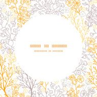 Vector magical floral frame seamless pattern background N2