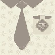 Happy Fathers Day greeting card design