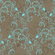 Seamless pattern with curl N2