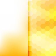 abstract background consisting of hexagons and matt glass N64