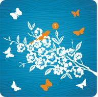 floral background illustration