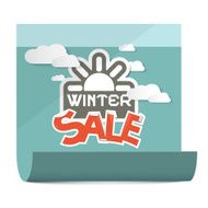 Winter Sale Vector Illustration