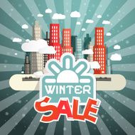 Winter Sale Vector Illustration N2