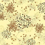 Seamless autumnal pattern