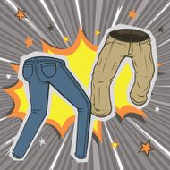 Skinny Jeans vs Baggy Trousers
