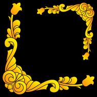 gold ornament 09