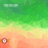 Abstract Colorful Triangles Background Vector N247