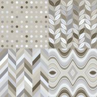 Set of Vector Retro Seamless Abstract Wavy Backgrounds N6