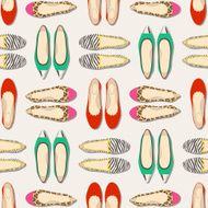 Seamless shoes pattern N6
