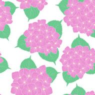 seamless background with flower hydrangea N2