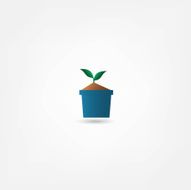 Flower in a pot icon N6